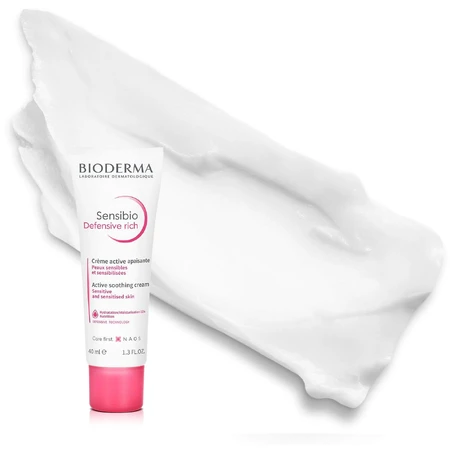 Bioderma Sensibio Defensive crème riche et apaisante à la texture nourrissante 40 ml