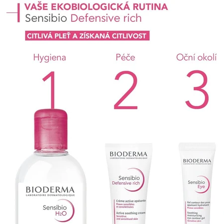 Bioderma Sensibio Defensive crème riche et apaisante à la texture nourrissante 40 ml