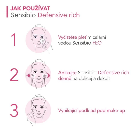 Bioderma Sensibio Defensive crème riche et apaisante à la texture nourrissante 40 ml
