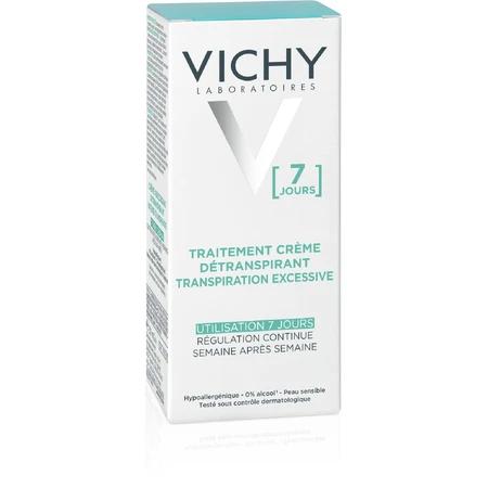 Vichy Crème anti-transpirante Traitement anti-transpirant 7 jours 30 ml