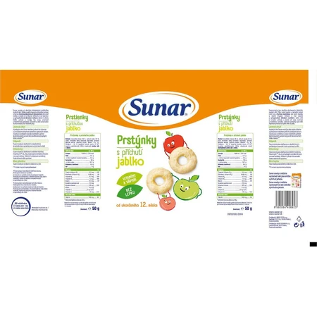 Sunar Baby Crisps Apfelringe 50 g