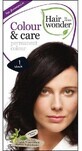 Hair wonder Colore naturale a lunga durata nero 100 ml