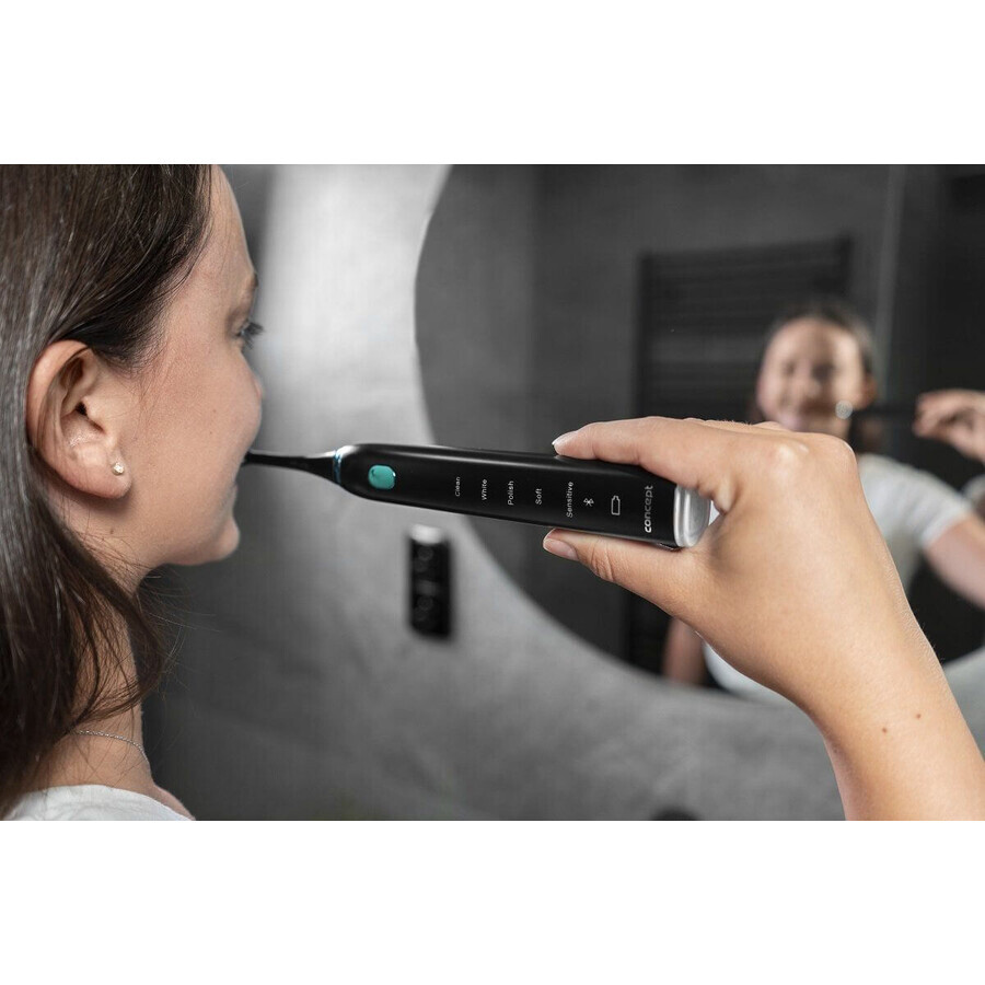 Concept Perfect Smile ZK5001 Brosse à dents sonique avec application et étui de voyage rechargeable