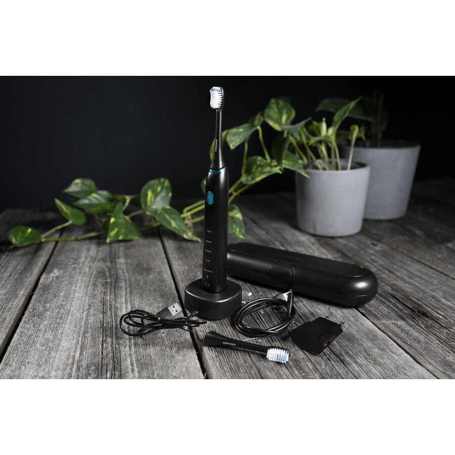 Concept Perfect Smile ZK5001 Brosse à dents sonique avec application et étui de voyage rechargeable