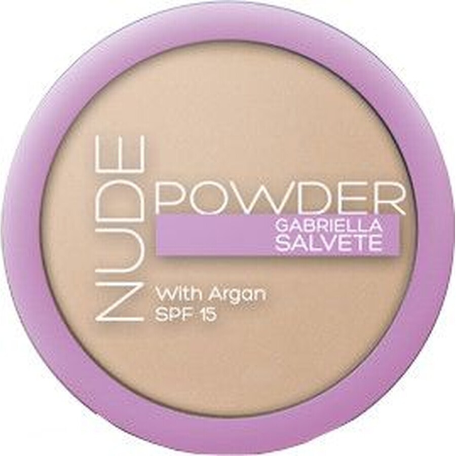 Gabriella Salvete SPF15 Nude poeder compact poeder nude 01, 8 g