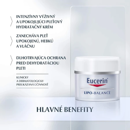 Eucerin Lipo-Balans Intensieve Voedende Crème 50 ml