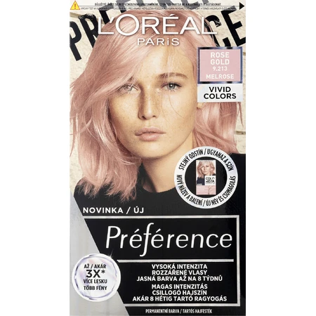 L'Oréal Paris Préférence Vivid Colors coloración permanente 9.213 Melrose 150 ml