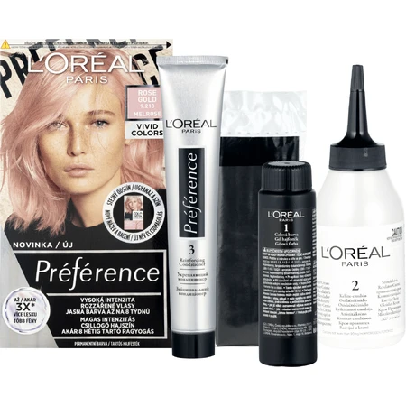 L'Oréal Paris Préférence Vivid Colors coloración permanente 9.213 Melrose 150 ml