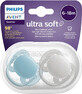 Philips Avent Sucette Ultrasoft Sucette Premium Neutre 6-18m gar&#231;on 2 pcs