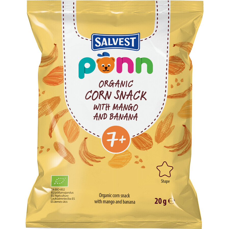 Salvest Põnn Organic Mango crisps 20 g