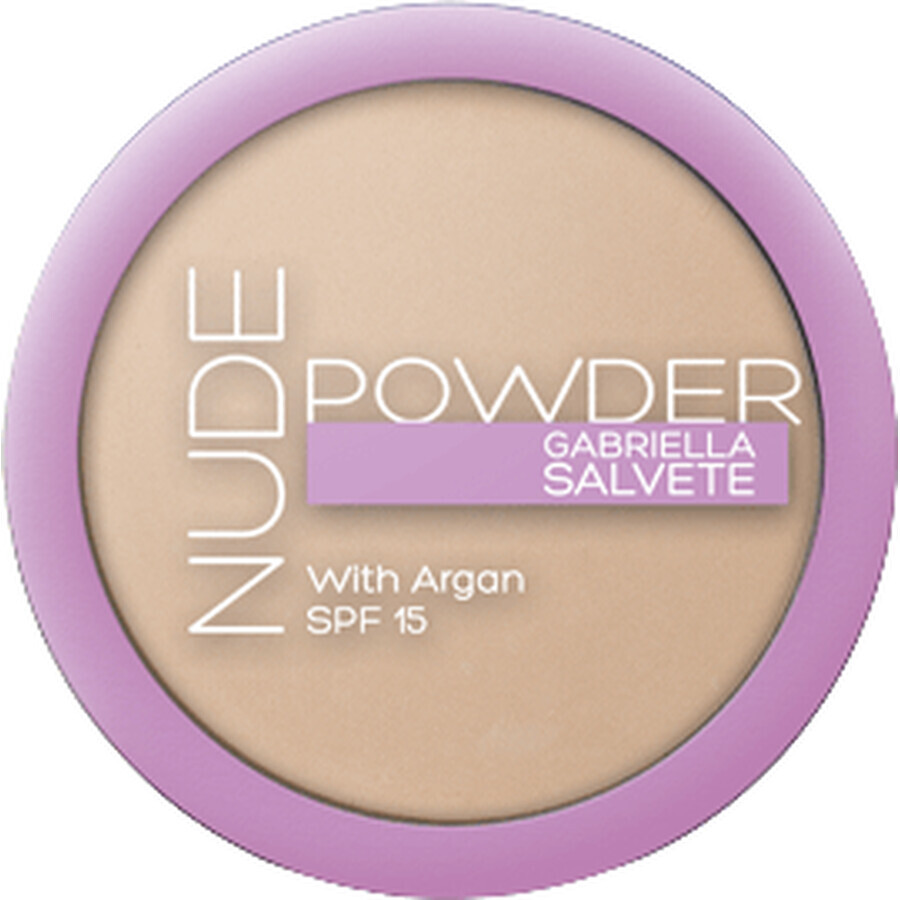 Gabriella Salvete SPF15 Nude poeder compact poeder nude 03, 8 g