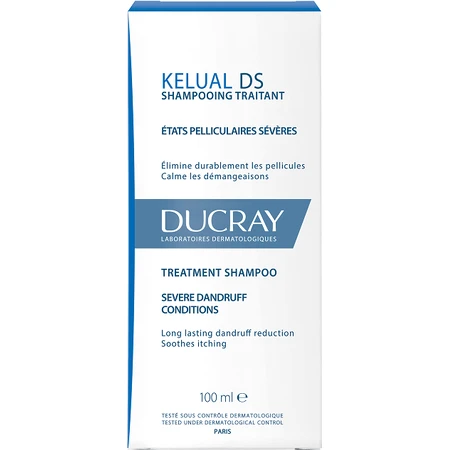 Ducray Kelual DS Shampoo für schwere Schuppen mit starker Rötung und Juckreiz der Kopfhaut 100 ml