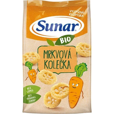 Sunar Zanahoria baby ecológica crujiente 45 g