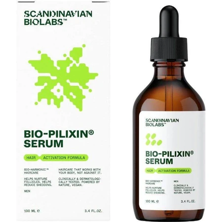 Scandinavian Biolabs® Bio-Pilixin® Activation Serum para frenar la caída del cabello y favorecer el crecimiento capilar en hombres, 100 ml
