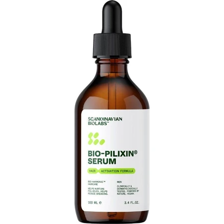 Scandinavian Biolabs® Bio-Pilixin® Activation Serum para frenar la caída del cabello y favorecer el crecimiento capilar en hombres, 100 ml