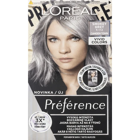 L'Oréal Paris Préférence Vivid Colors permanente haarkleuring 9.112 Camden Town 150 ml