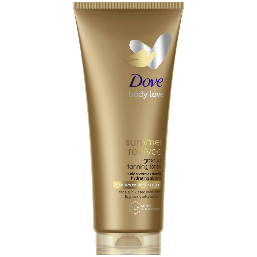 Dove Derma Spa Summer Revived Lotion pour le corps de couleur foncée 200 ml