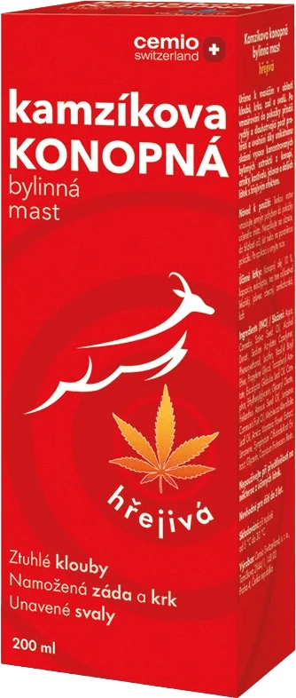 Cemio Kamzik hemp hemp ointment 200 ml