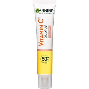 Garnier Skin Naturals Fluido UV diario iluminador con vitamina C FPS 50+ brillo, 40 ml