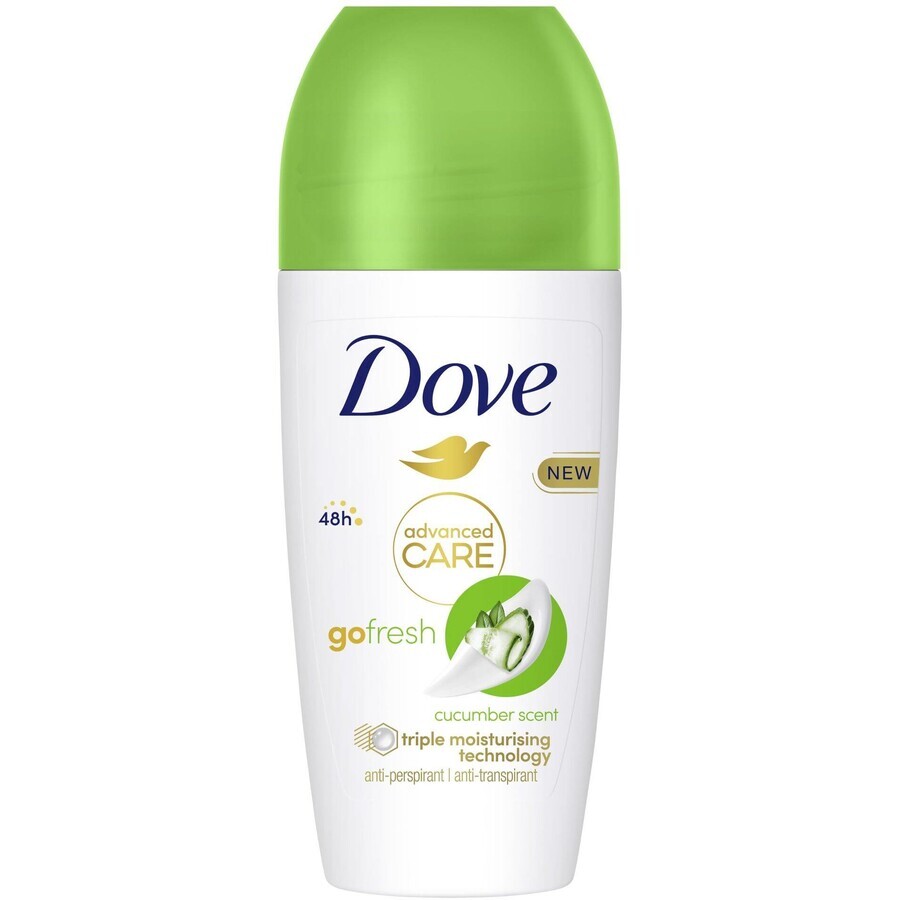 Dove Advanced Care Antiperspirant roll-on avec concombre 50 ml