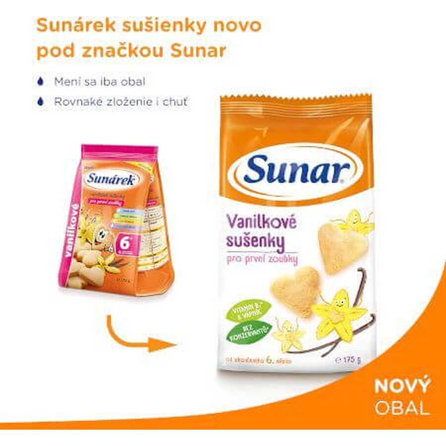 Sunar vanilla biscuits for kids 175 g
