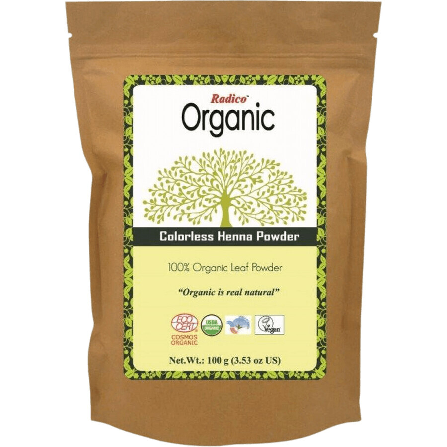 Radico Henna Neutra para regeneración capilar BIO 100 g