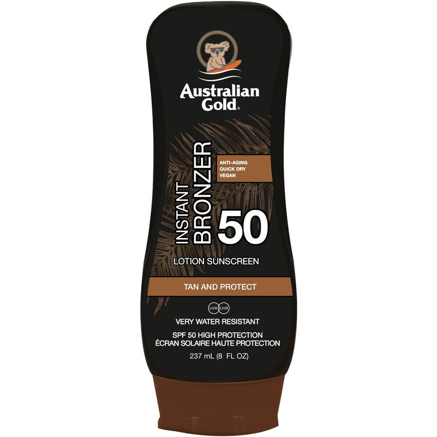 Australische Goldlotion + Bronzer SPF50
