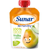 Sunar Do ručičky pear fruit capsule 4m+ 1 x 100 g