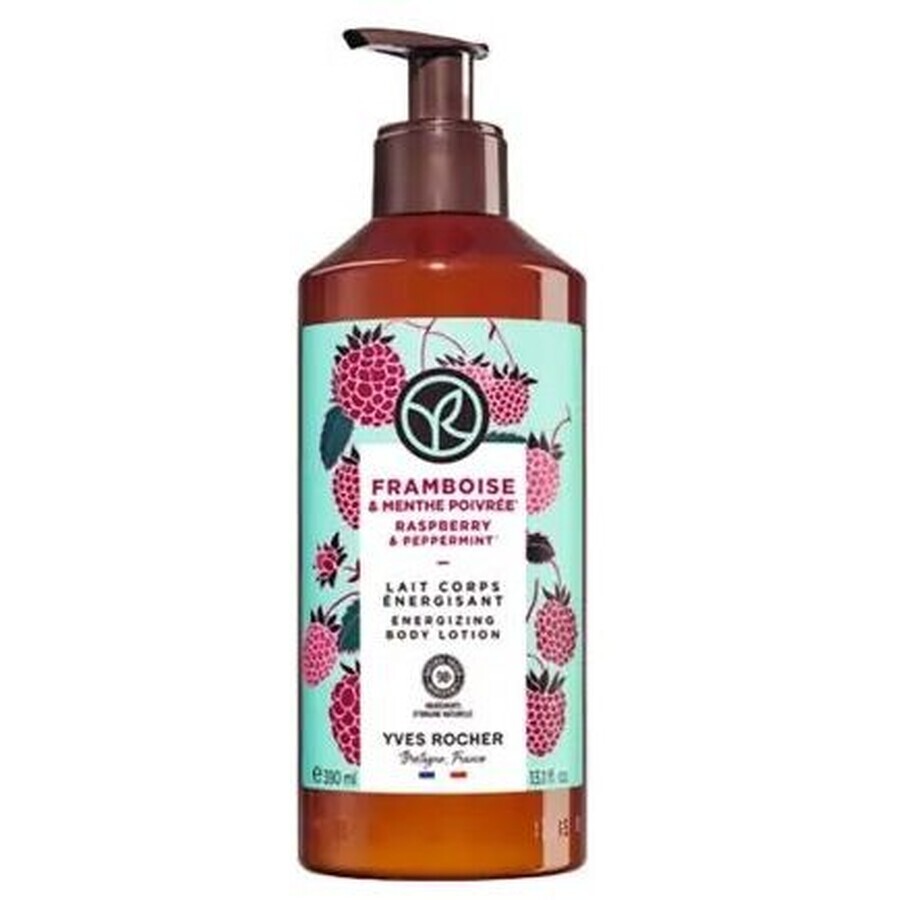 Yves Rocher Body Milk with Raspberry and Mint 390 ml