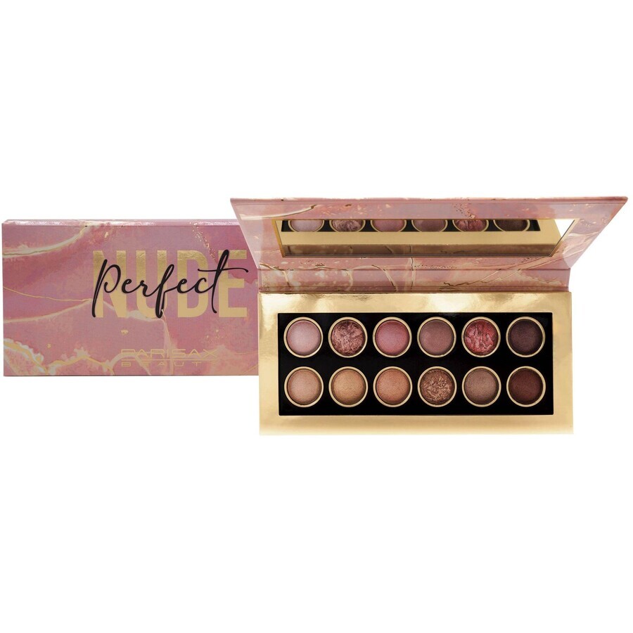 ParisAx Paleta de 12 sombras de ojos Nude