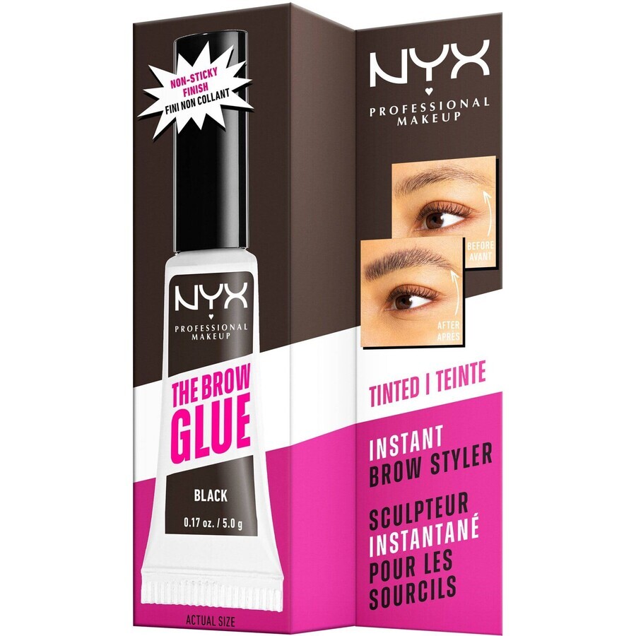 NYX Professional Makeup Brow Glue Stick 05 Black Brow Gel NYX Professional Makeup Brow Glue Stick 05 Black Brow Gel