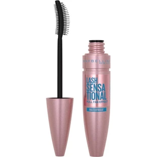 Maybelline New York Lash Sensational Waterproof Máscara de pestañas alargadora a prueba de agua para volumen de pestañas 9,4 ml