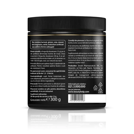 Beauty Help 9-in-1 Collageen Aardbei, 300 g, Zenyth