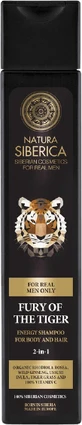 Natura Siberica Men Energizing Body and Hair Shampoo 2in1 Fury of the Tiger 250 ml