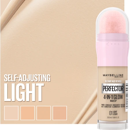 Maquillaje Iluminador Maybelline New York Instant Perfector 4 en 1 Glow 01 Light, 20 ml