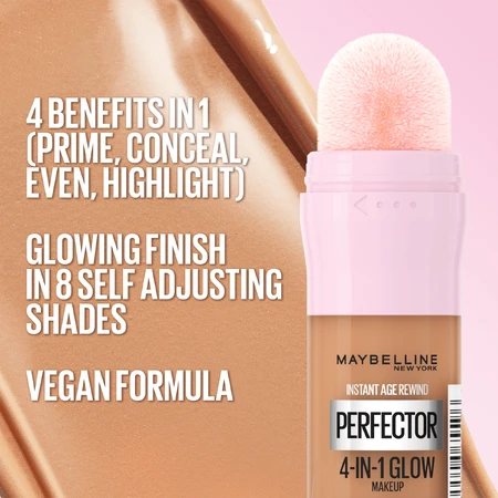 Maquillaje Iluminador Maybelline New York Instant Perfector 4 en 1 Glow 01 Light, 20 ml
