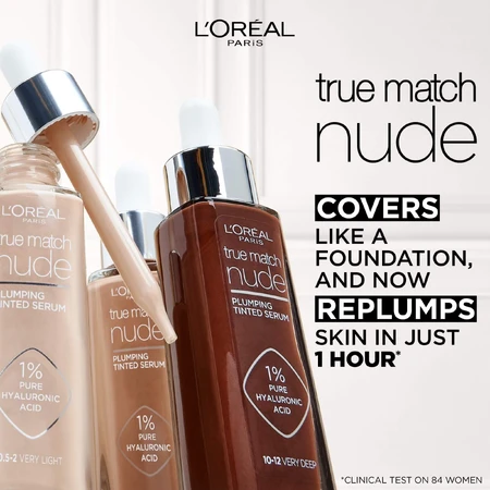 L'Oréal Paris True Match Suero Tintado 1-2 Rosy Light, 30 ml