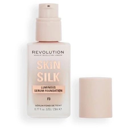 Revolution Skin Silk Silk Serum Foundation Foundation F3 Makeup 23 ml