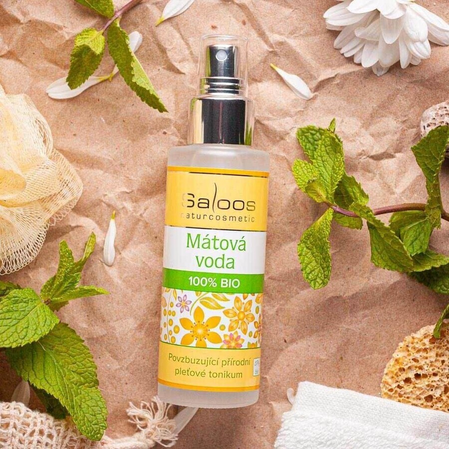 Saloos 100% biologisch pepermuntwater 100 ml