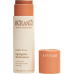 Iluminador en crema sólido Attitude Oceanly - Sunset Glow 8,5 g