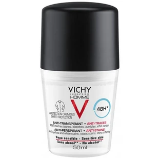 Vichy Homme Deo roll-on anti-transpirant 48H pour peau sensible 50 ml