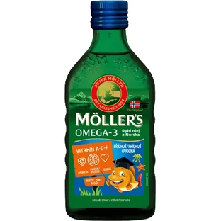 Mollers Omega 3 huile de poisson avec arôme de fruits 250 ml