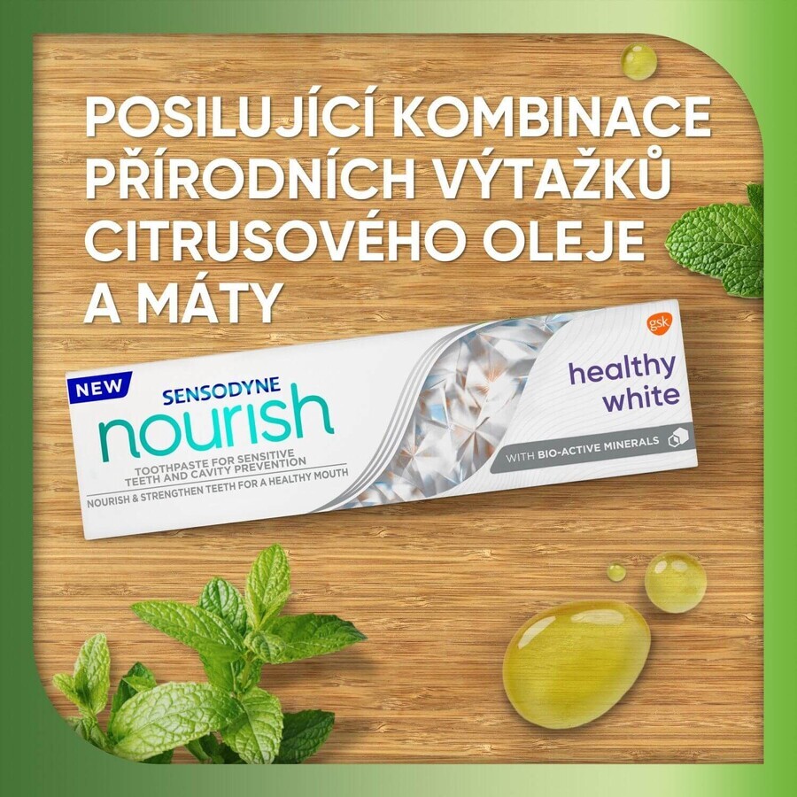 Sensodyne Nourish Dentifrice blanchissant doucement apaisant 3 x 75 ml