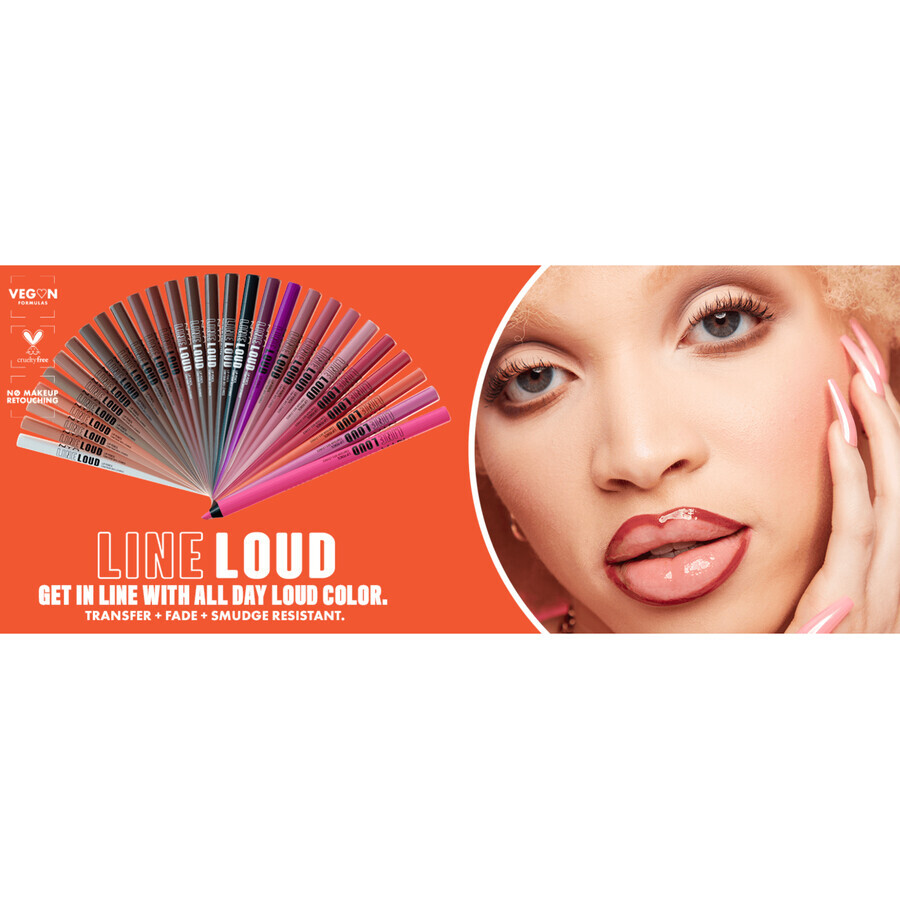 NYX Professional Makeup Line Loud Lip Pencil Crayon à lèvres 30 Leave a Legacy 1.2 g