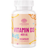 Aporosa Kids Vitamin D3 400 IU 100 capsules