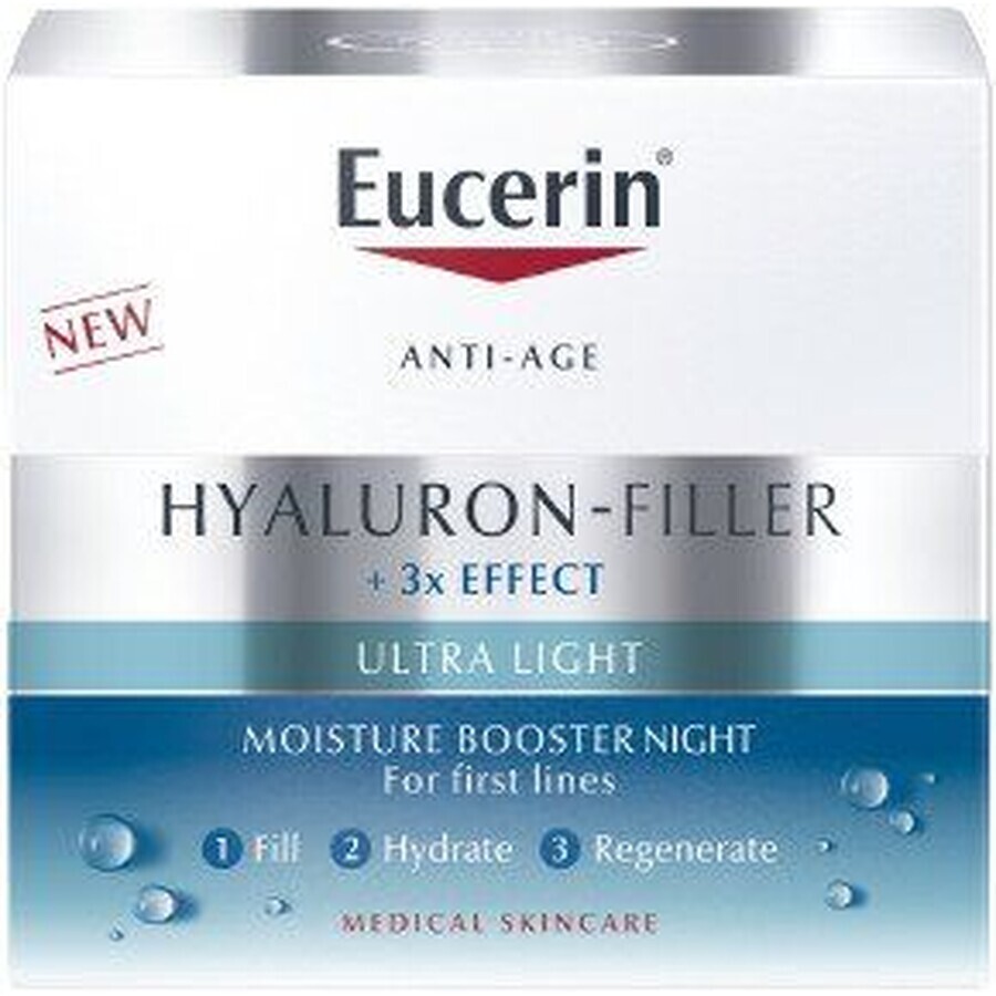 Eucerin Hyaluron - Filler + 3x Night Moisturising Booster 50 ml
