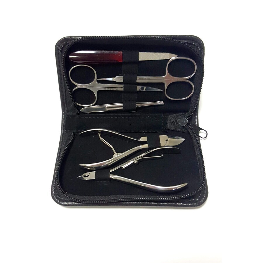 Acquista Set manicure da uomo Surgana, argento 6 pezzi Set manicure da uomo Surgana, argento 6 pezzi