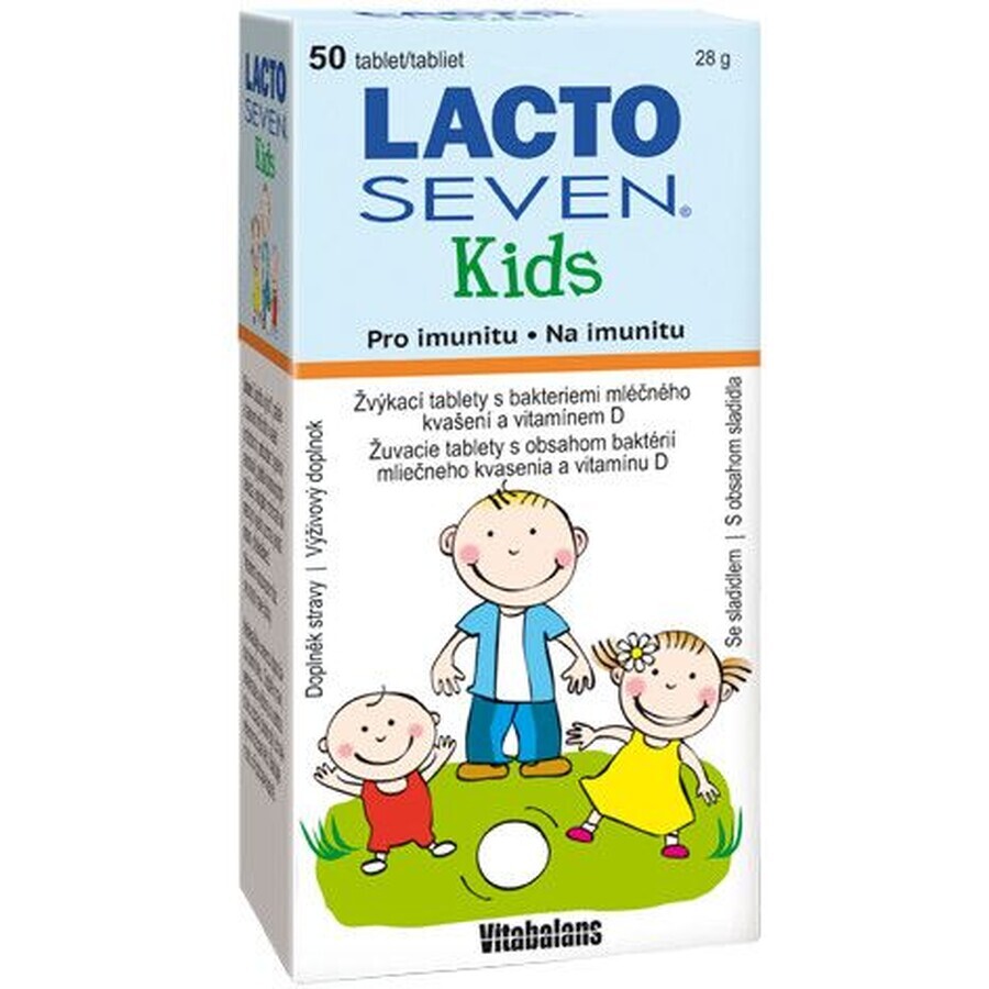 Vitabalans Oy Lactoseven Kids chewable tablets 50 pcs