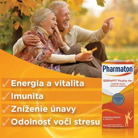 Pharmaton Geriavit Vitaliteit 50+ 100 tabletten