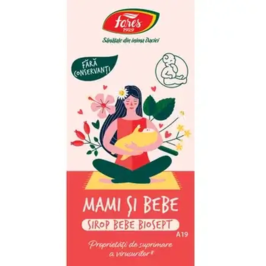 Bebe Biosept syrup, A19, 100 ml, Fares